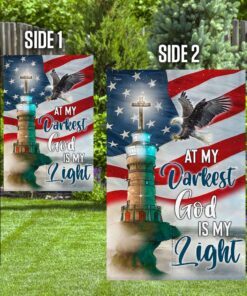 at my darkest god is my light lighthouse flag lha1618f 1350