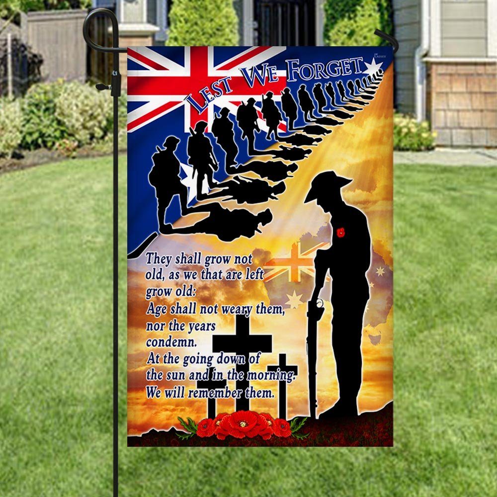 Australia Anzac Day Veteran Flag We Will Remember Them MLH2306F - Image 5