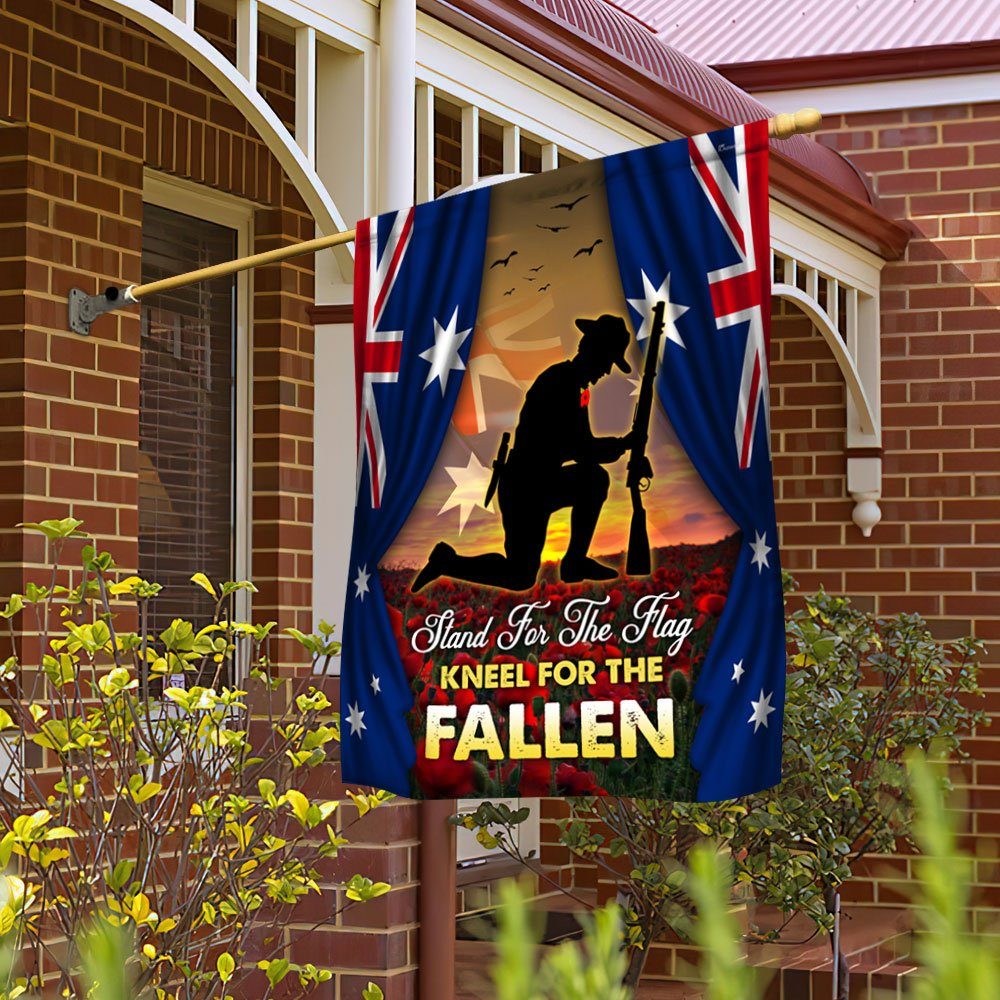 Australia Flag Stand For The Flag Kneel For The Fallen DDH2856Fv5