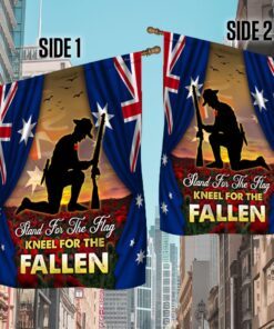 australia flag stand for the flag kneel for the fallen ddh2856fv5 7421
