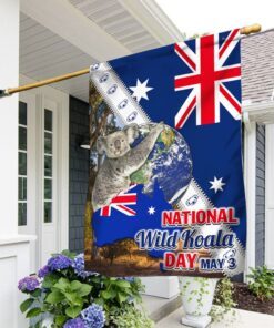 australia koala national wild koala day flag mln28f 6950