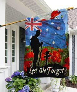 Australia Veteran Flag Lest We Forget PN198T2F