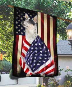 australian cattle dog flag american patriot flag bnl40fv58 2482