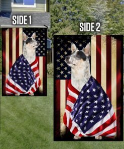 australian cattle dog flag american patriot flag bnl40fv58 5792