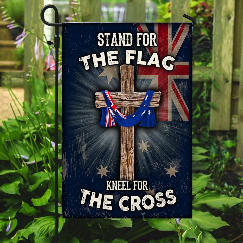 Australian Christian Flag Stand For The Flag Kneel For The Cross QNK883Fv1 - Image 6