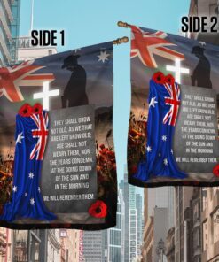 australian remembrance day flag we will remember mbh144fv1 4701