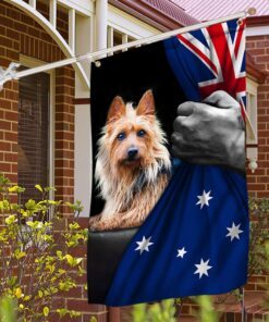 Australian Terrier Dog Lover Australian Grommet Flag TRL1663GFv8