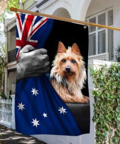 australian terrier dog lover australian grommet flag trl1663gfv8 7740