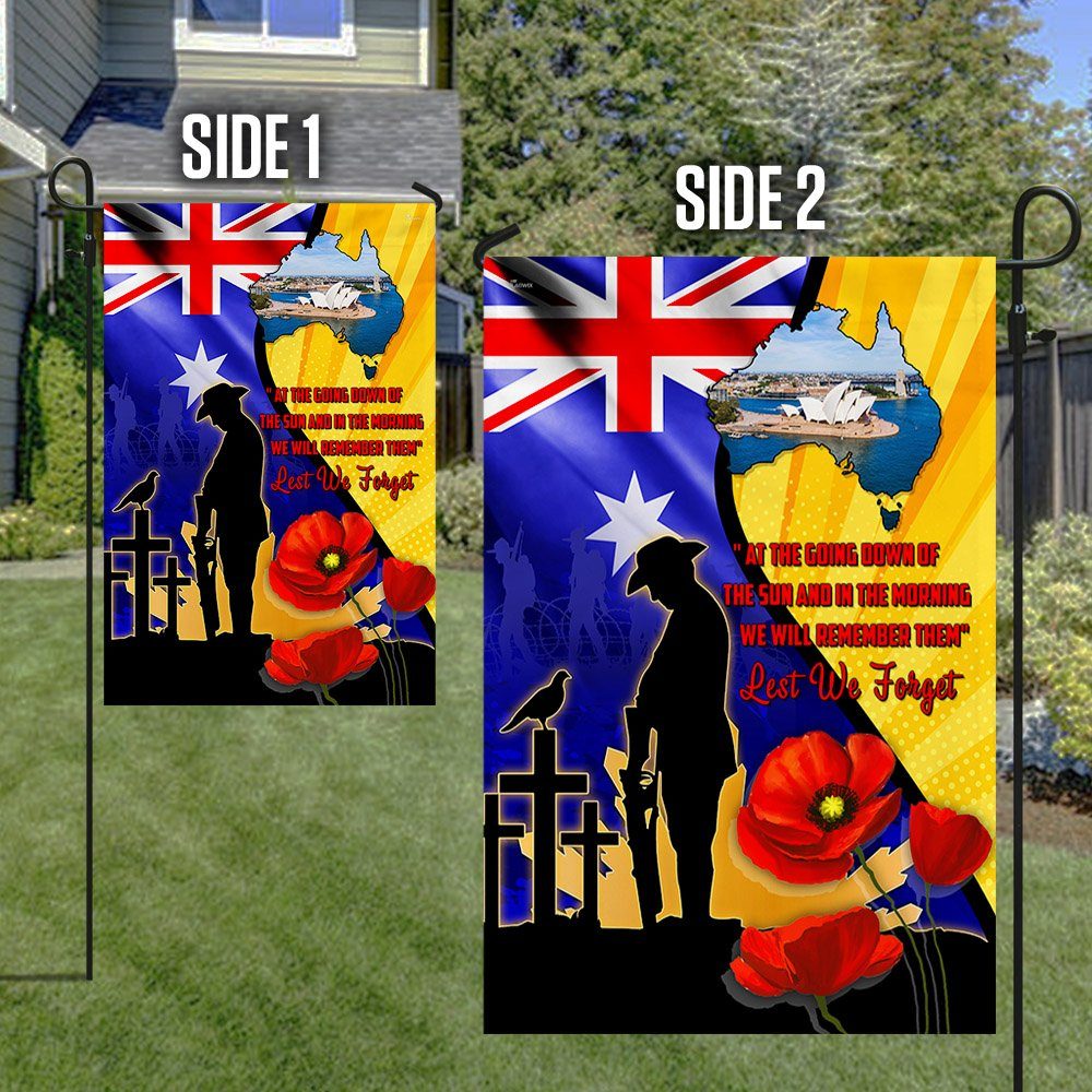 Australian Veteran Flag We Will Remember Them Lest We Forget MLH2200F - Image 6