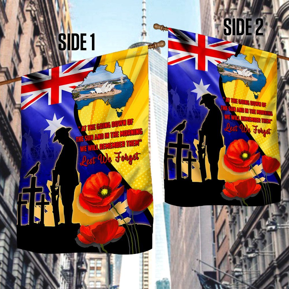 Australian Veteran Flag We Will Remember Them Lest We Forget MLH2200F - Image 3