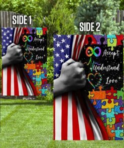 autism. accept understand love flag 1553