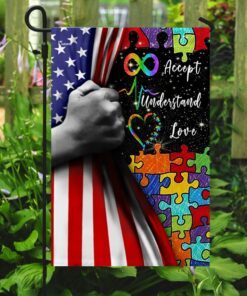 autism. accept understand love flag 4965