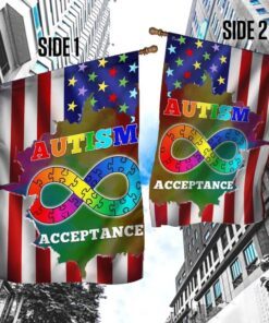 autism acceptance american flag 2037