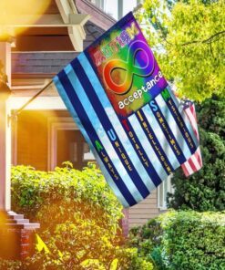 Autism Acceptance American Flag