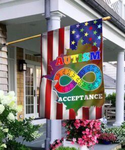 autism acceptance american flag 6198