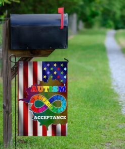 autism acceptance american flag 6849