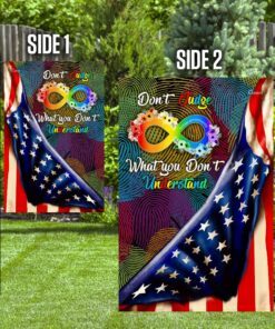 autism acceptance infinity loop flag 1344