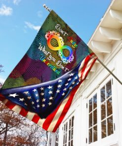 autism acceptance infinity loop flag 3356