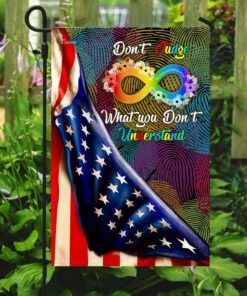 autism acceptance infinity loop flag 4776