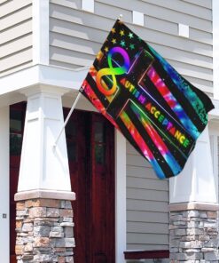autism acceptance tie dye flag 6958