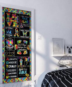autism awareness door cover 1958