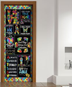 autism awareness door cover 2611