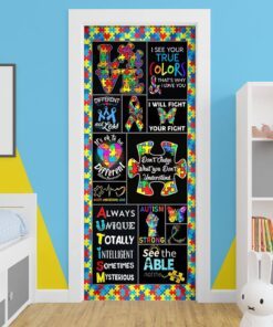 autism awareness door cover 5531