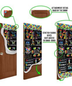 autism awareness door cover 8227