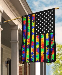 Autism Awareness Flag