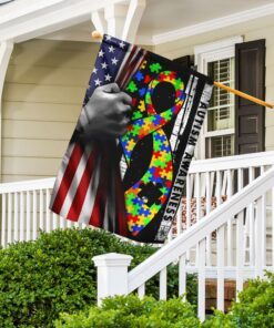 autism awareness flag 5592