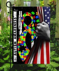 autism awareness flag 8236