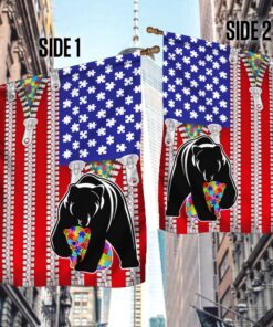 autism awareness flag hug bear ntb561f 4635