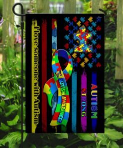 autism awareness flag i love someone with autism mlh1801f 4763
