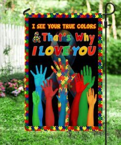 autism awareness flag i see your true colors ntt57f 1967