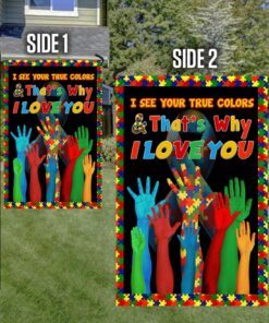 autism awareness flag i see your true colors ntt57f 2973