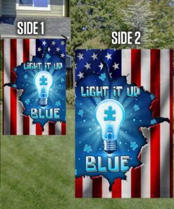 autism awareness flag light it up blue mlh2072f 2166