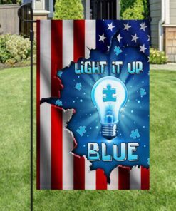 autism awareness flag light it up blue mlh2072f 4581