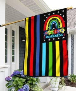 Autism Flag Autism Awareness American Flag TRL1939F