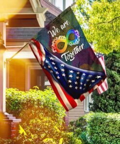 autism love infinity loop flag 6044