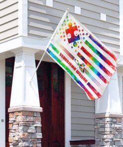 autism tie dye flag 3356