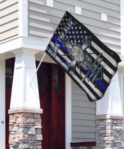 back the blue flag 3002