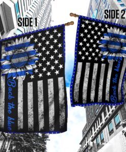 back the blue flag 4679