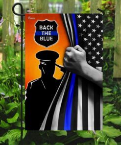 back the blue flag 6453