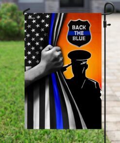 back the blue flag 7891