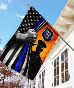 back the blue flag 8389