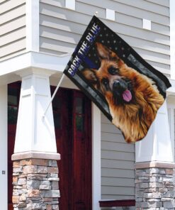 back the blue german shepherd k9 unit flag 6541