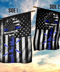 back the blue police flag 2072