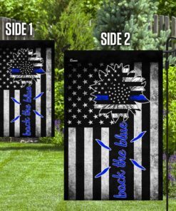 back the blue police flag 2620
