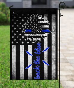 back the blue police flag 8241