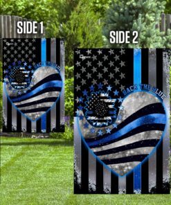 back the blue police officer flag 5692